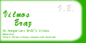 vilmos braz business card